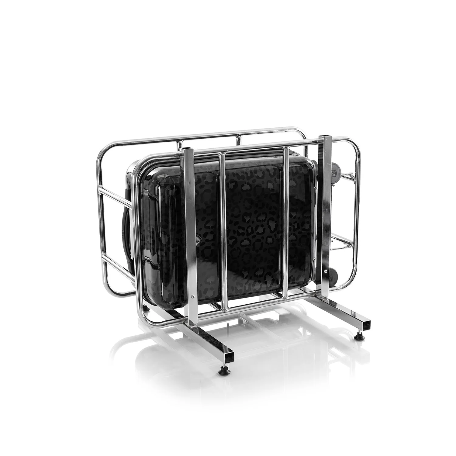 Black Leopard Fashion Spinner™ 21 Inch Carry-on - Image 4