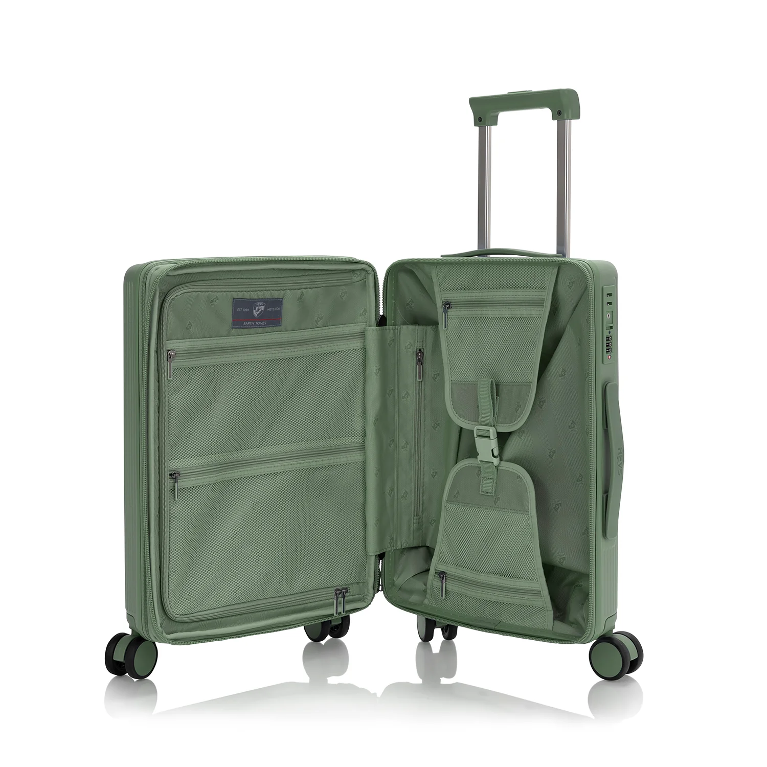 Earth Tones 21.5 Inch Carry-on Luggage | Spinner Luggage - Image 22