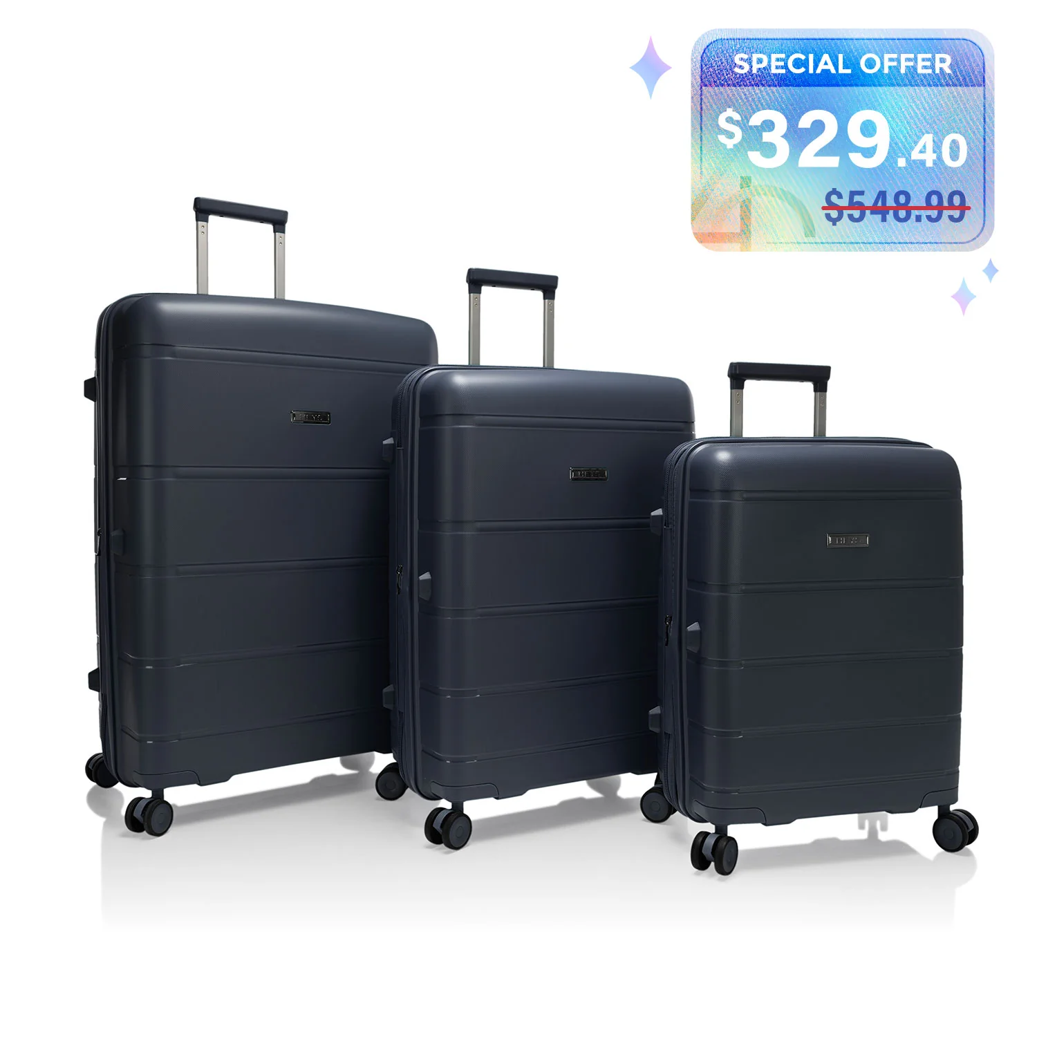 Fortis 3 Piece Luggage set - Image 37