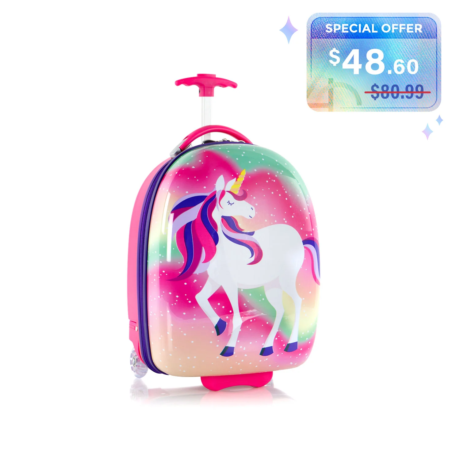 Kids Luggage - Unicorn - (HSRL-RS-FH13-20AR)