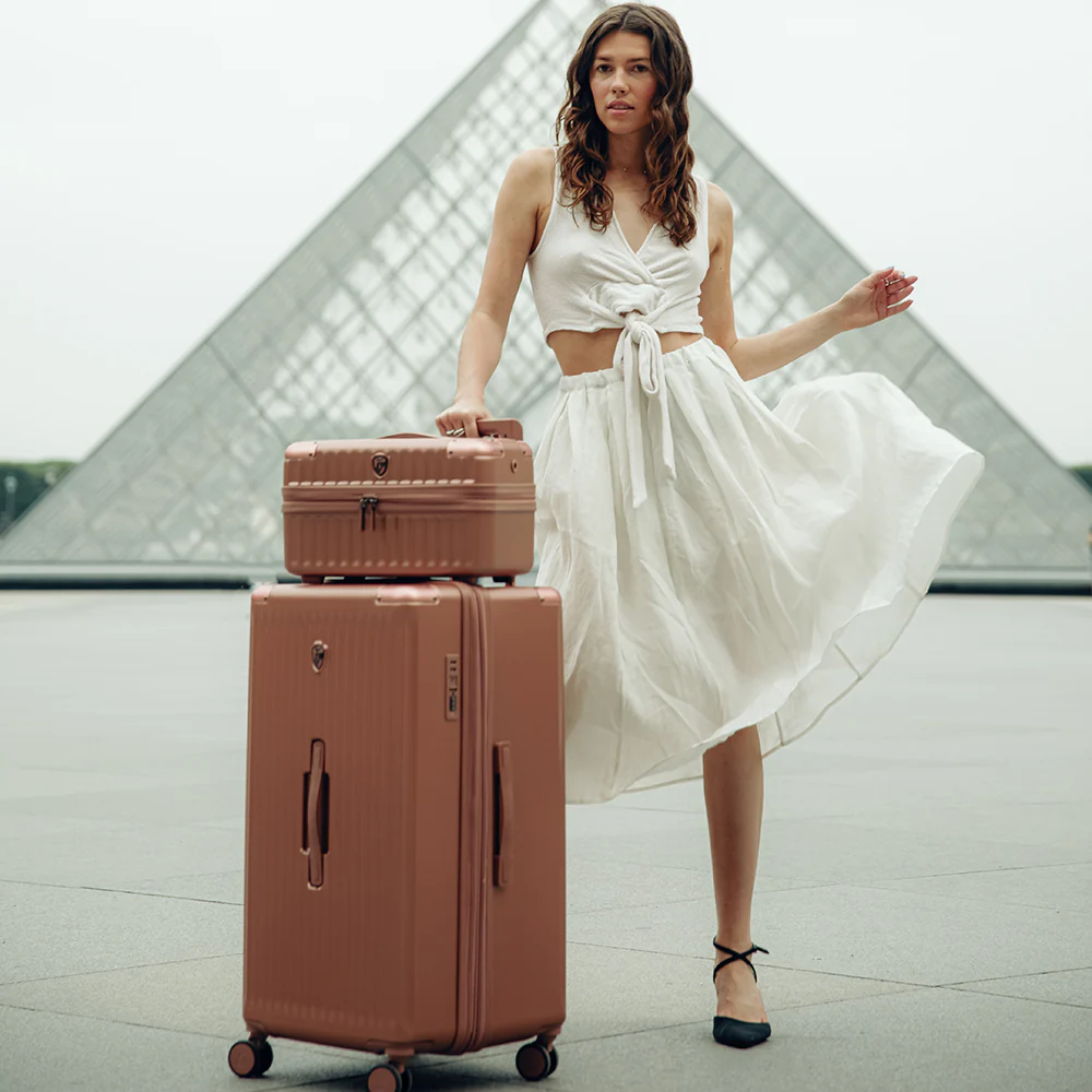 Luxe 2 Piece Luggage Set - Luxe Trunk and Luxe Beauty Case - Image 40