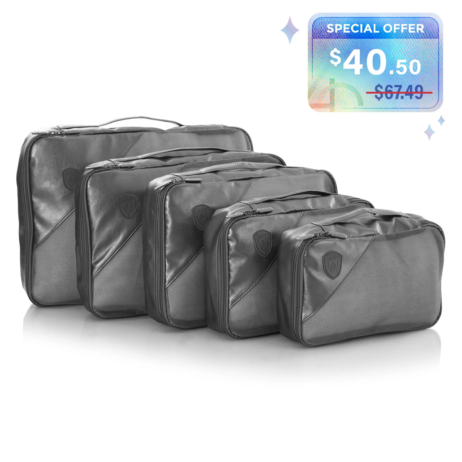 Metallic 5 Piece Set Packing Cubes - Image 25