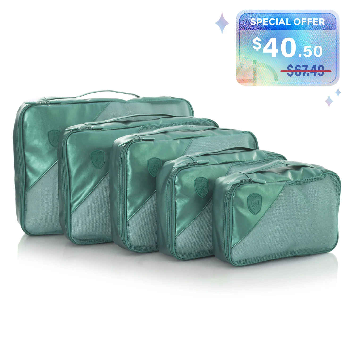 Metallic 5 Piece Set Packing Cubes - Image 41