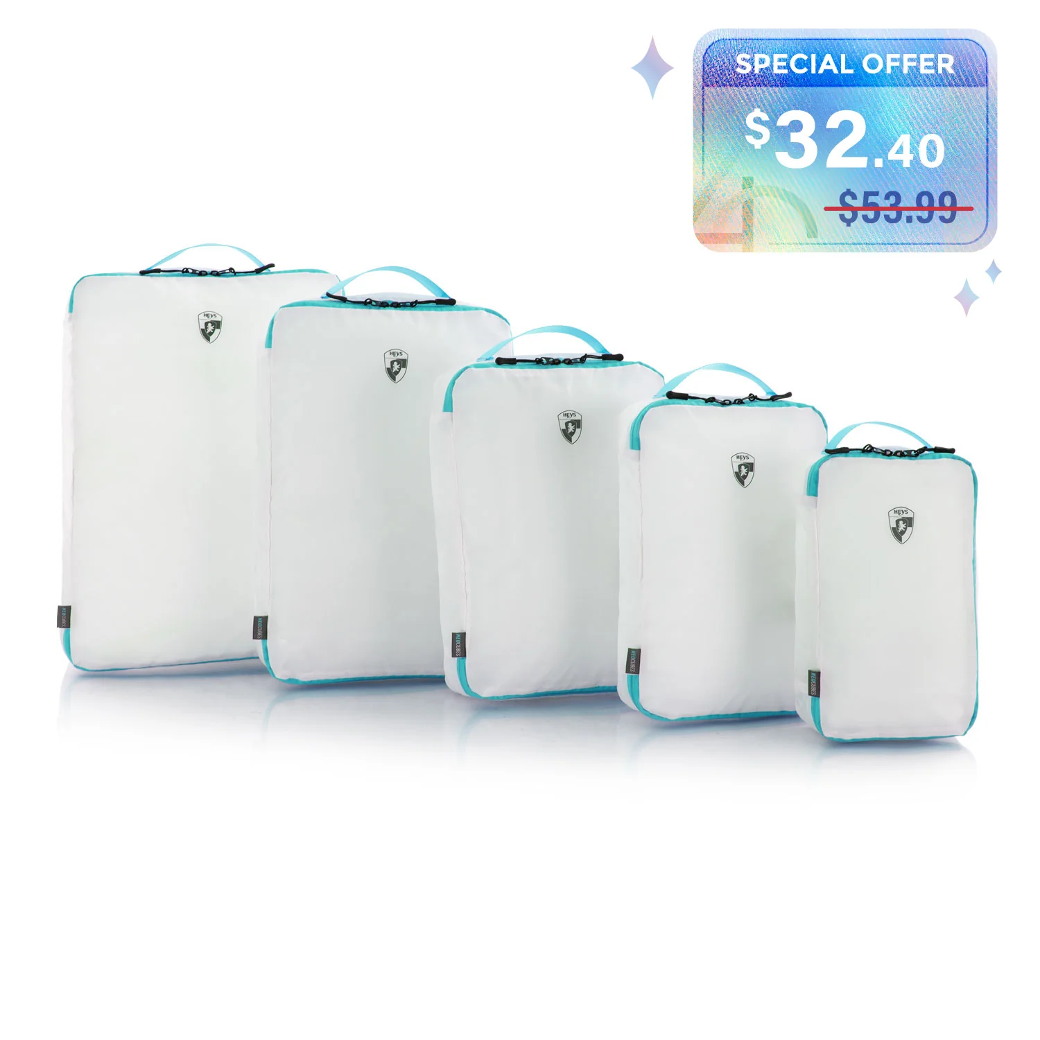 NeoCubes Translucent 5 Piece Packing Cubes Set - Image 8