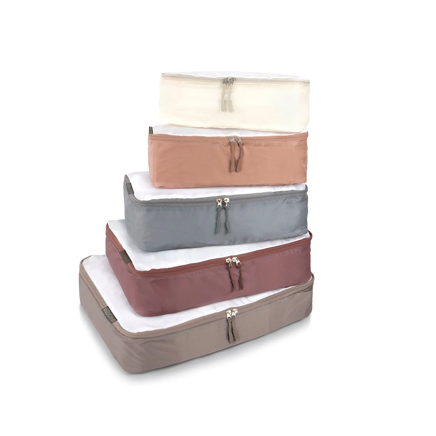 Pack ID 5 pc Packing Cube Set - Earth Tones - Image 3