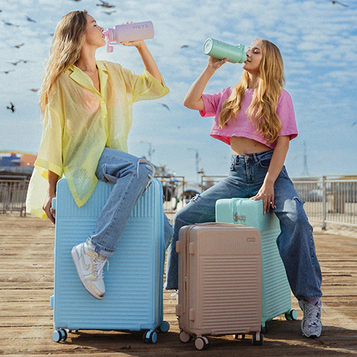Pastel 3 Piece Luggage Set | Lightweight Luggage - Image 29