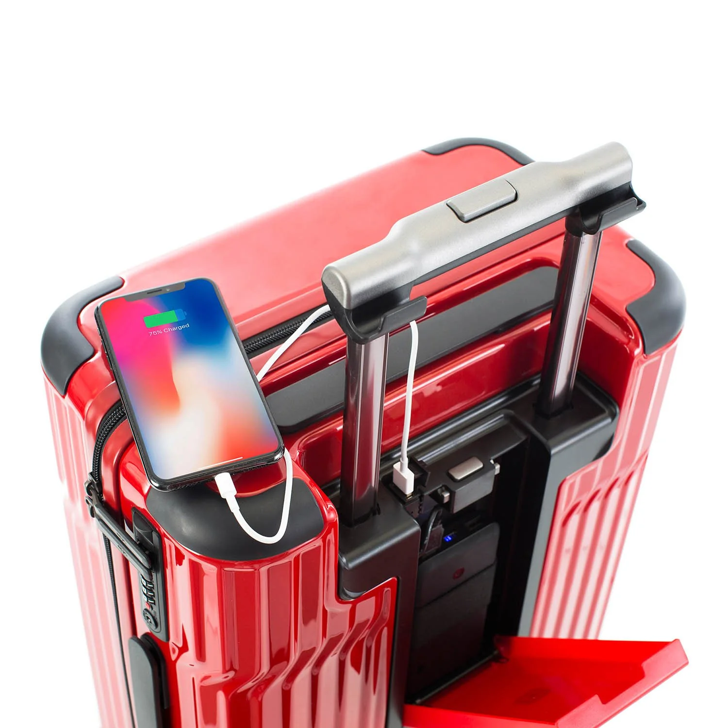 Tekno 21 Inch Carry-on - Red - Image 15