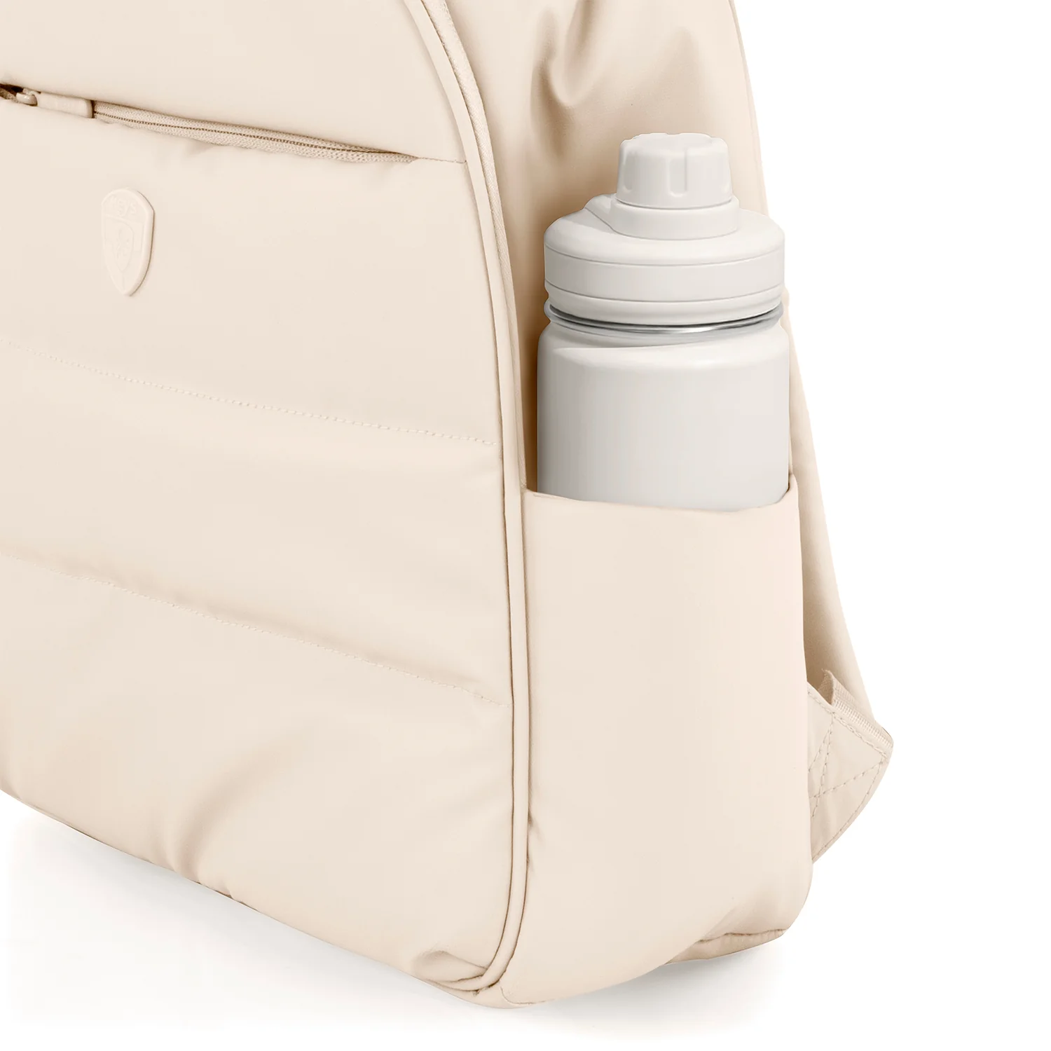 The Puffer Backpack - Ivory - Image 9