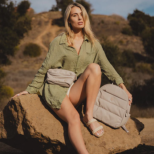 The Puffer Backpack - Sage Green - Image 5