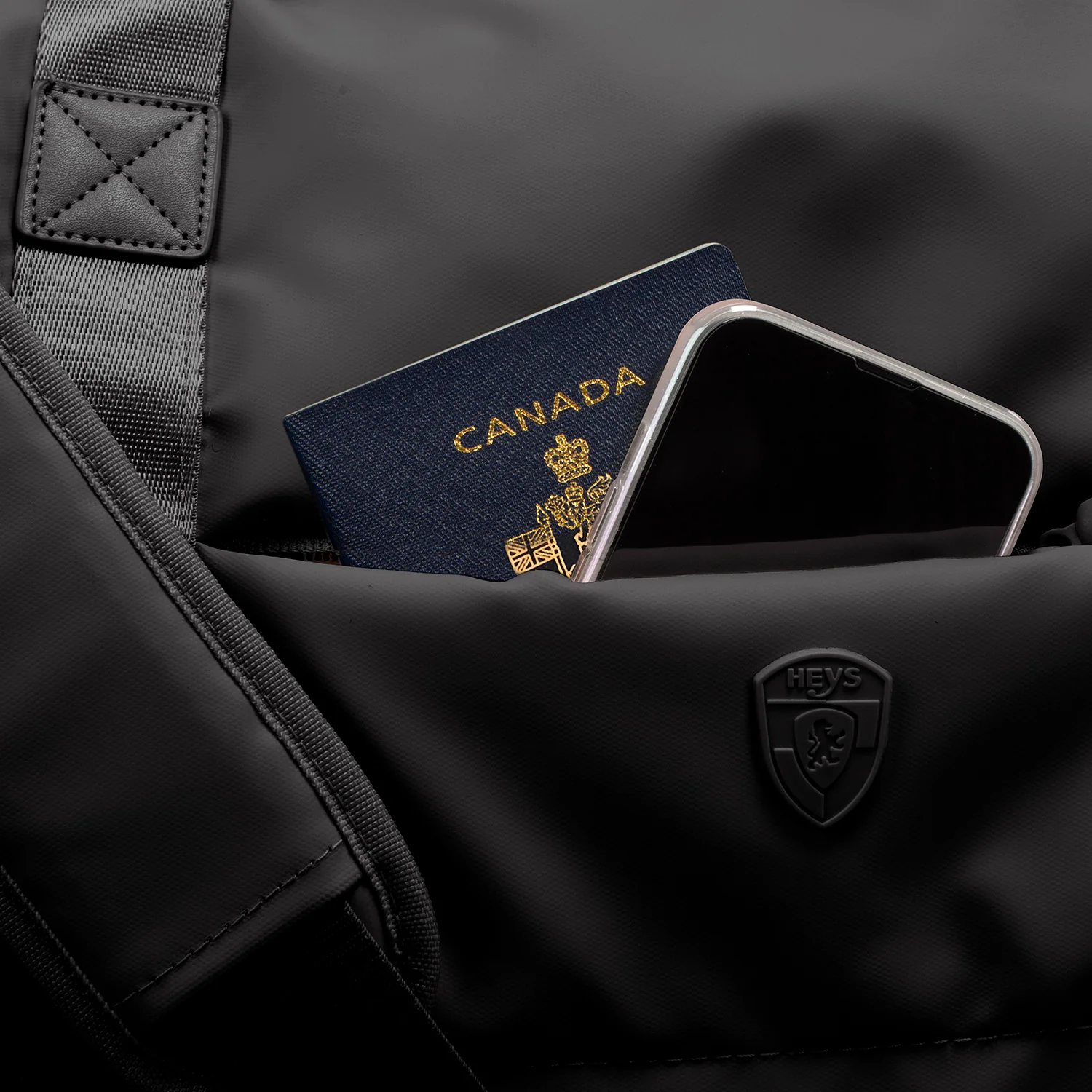 The Puffer Duffel Bag - Black - Image 10