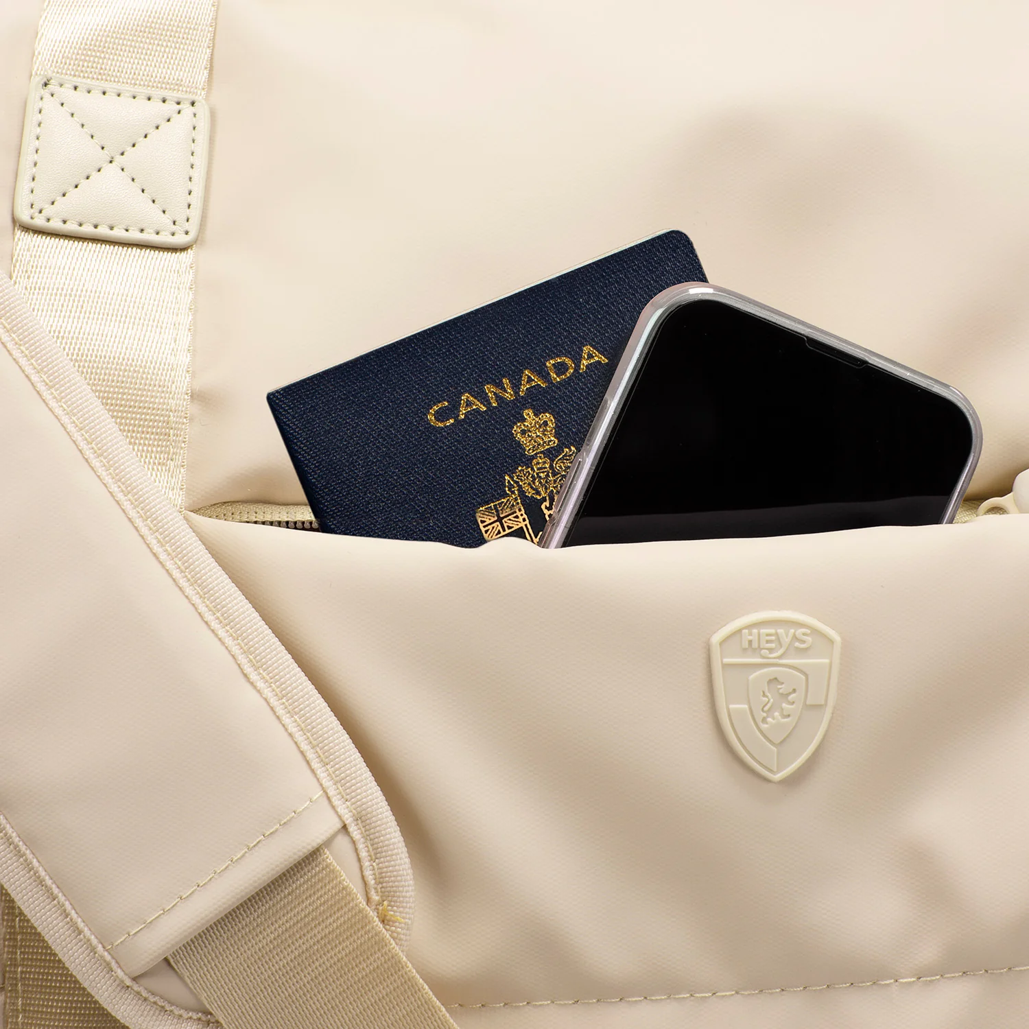 The Puffer Duffel Bag - Ivory - Image 11
