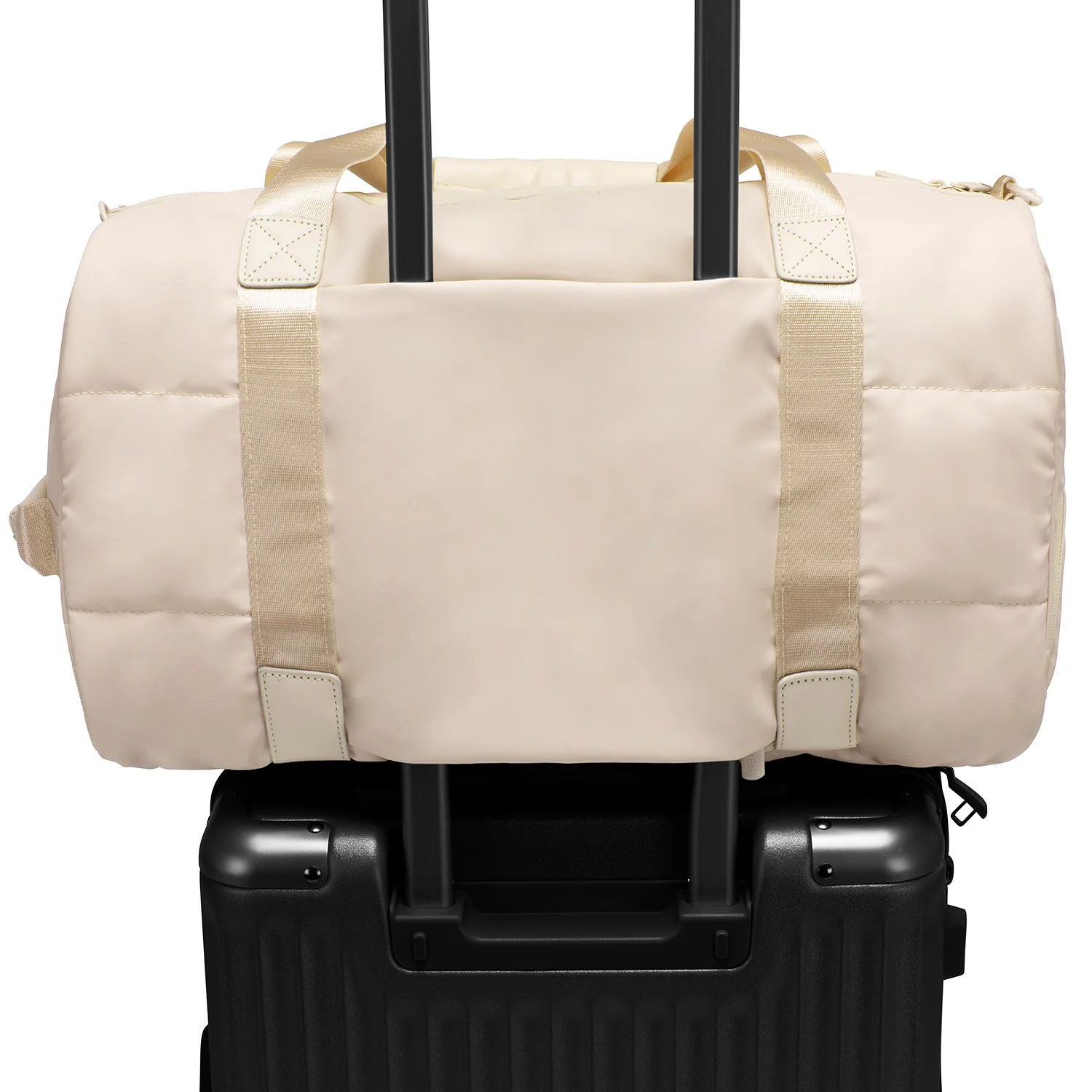 The Puffer Duffel Bag - Ivory - Image 8