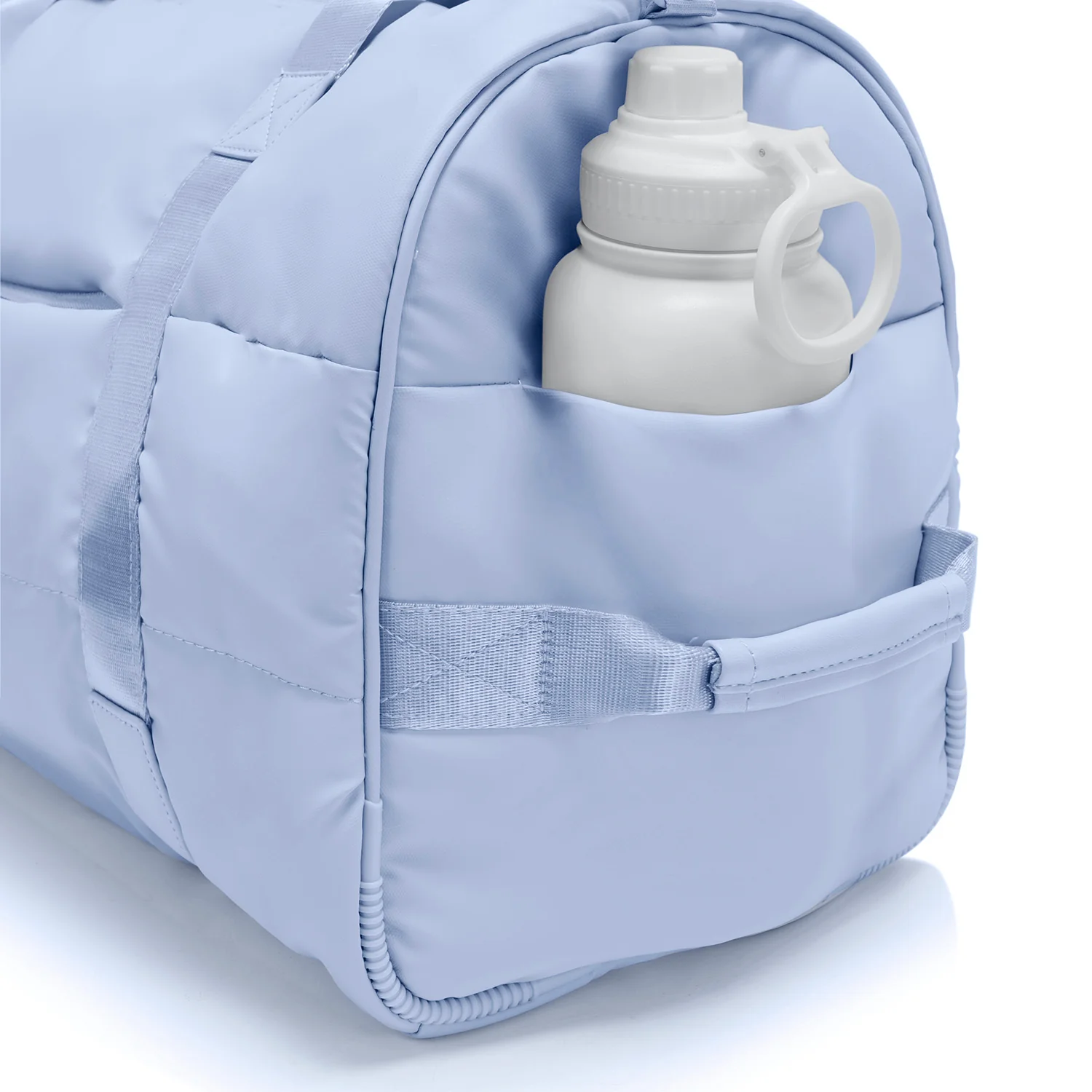The Puffer Duffel Bag - Light Blue - Image 7
