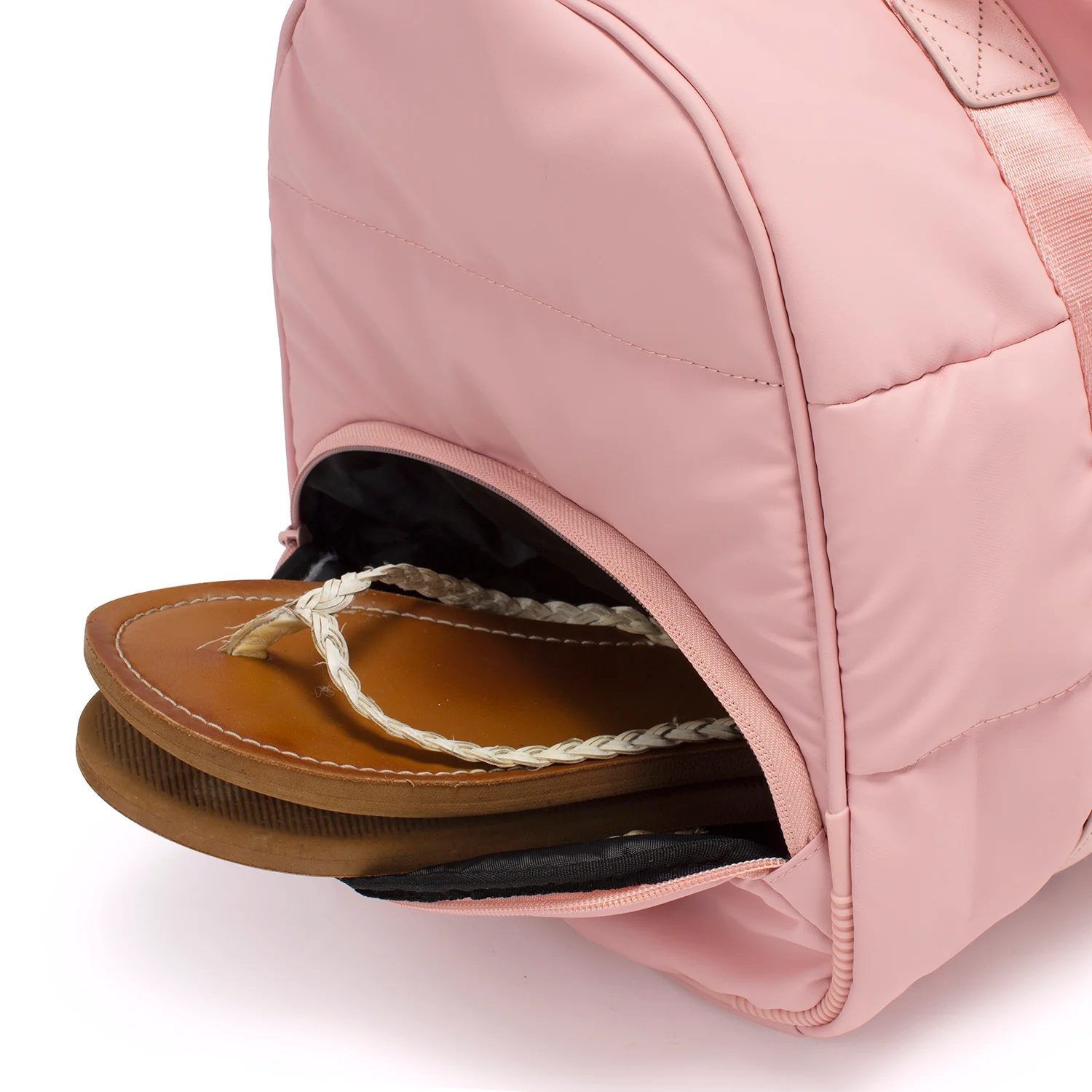 The Puffer Duffel Bag - Rose - Image 14