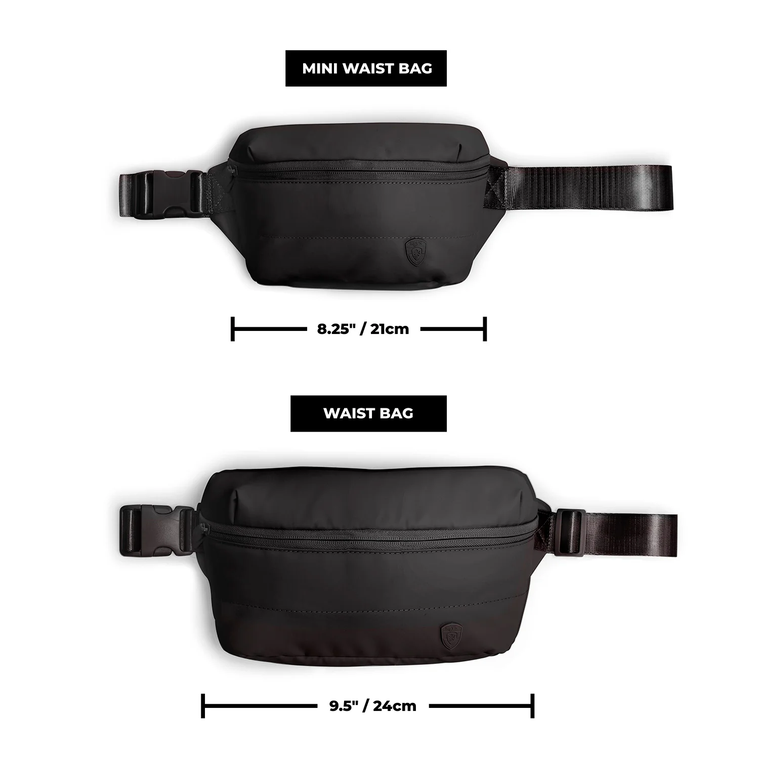 The Puffer Mini Waist Bag - Black - Image 4