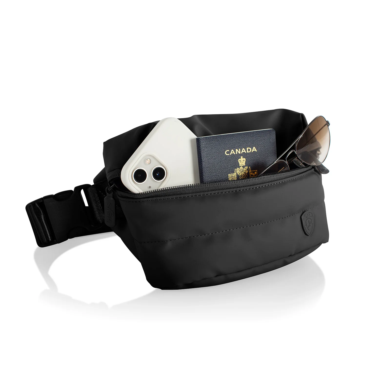 The Puffer Mini Waist Bag - Black - Image 6