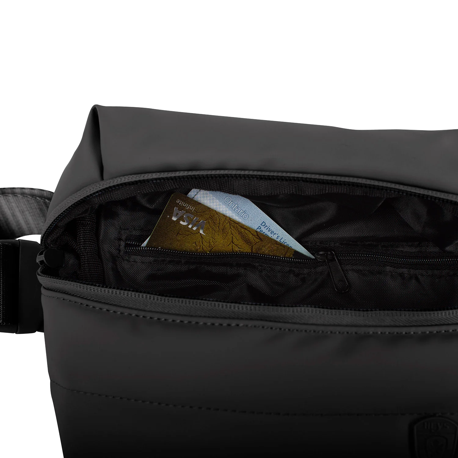 The Puffer Mini Waist Bag - Black - Image 7