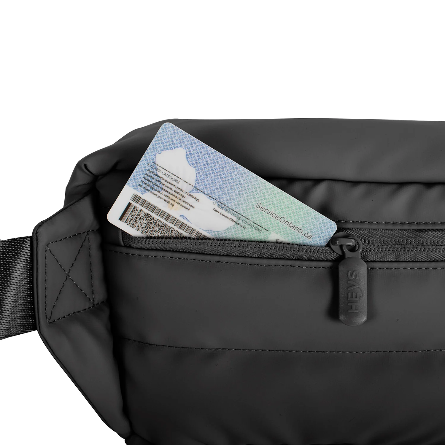 The Puffer Mini Waist Bag - Black - Image 9