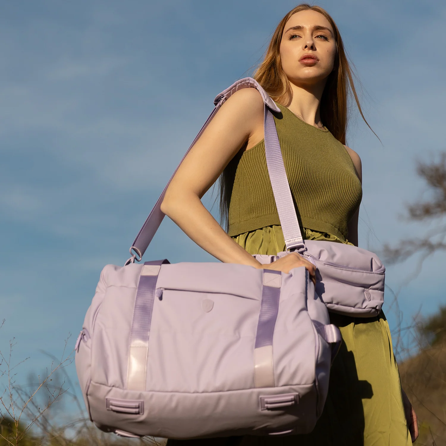The Puffer Mini Waist Bag - Lavender - Image 2