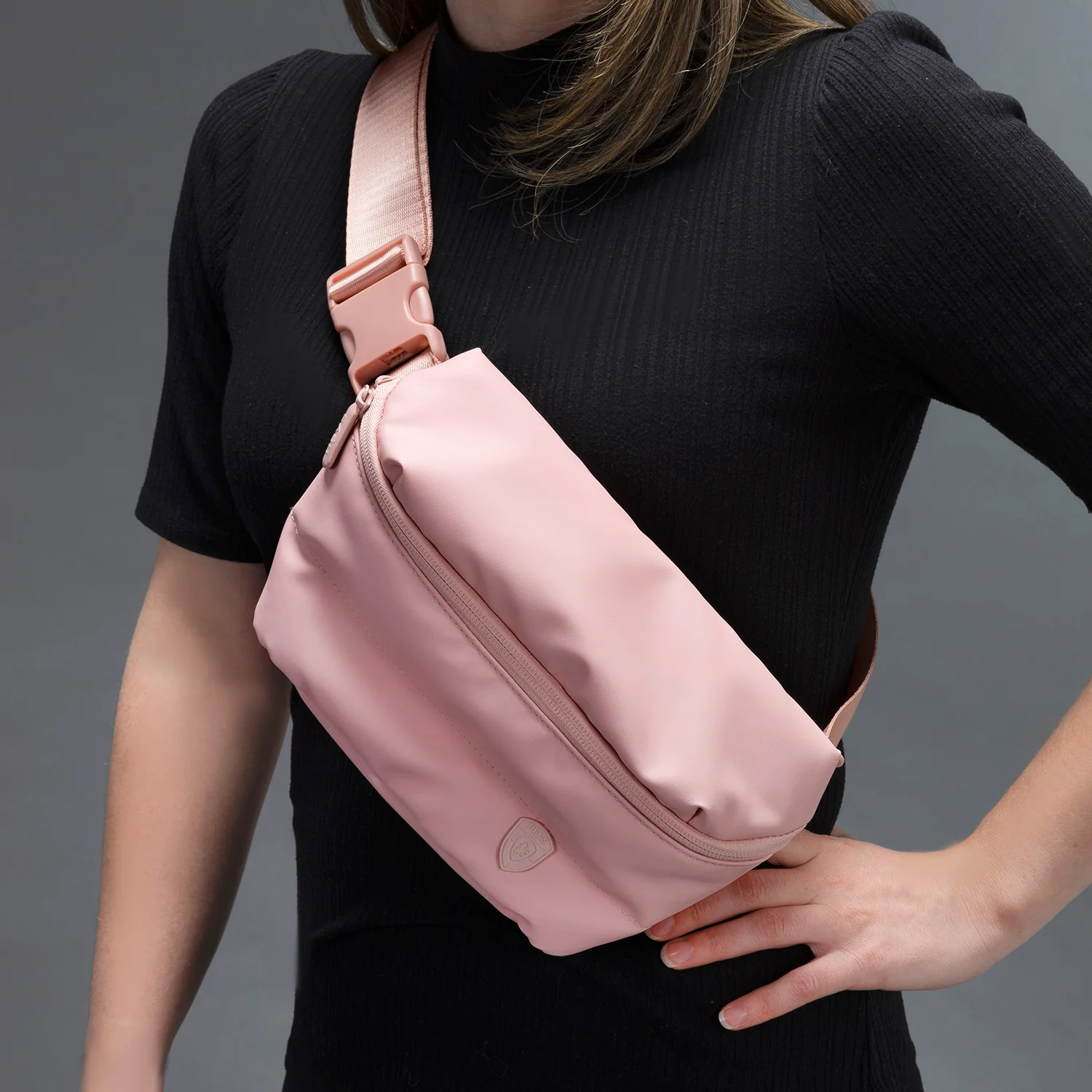 The Puffer Mini Waist Bag - Rose - Image 3