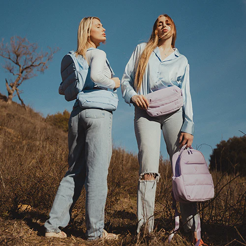 The Puffer Mini Waist Bag - Rose - Image 5