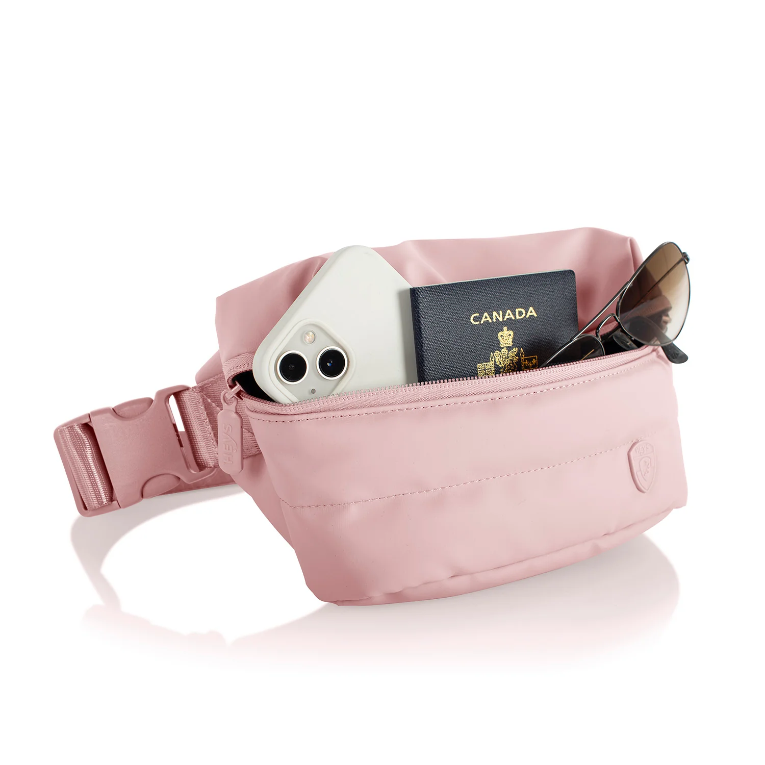 The Puffer Mini Waist Bag - Rose - Image 6