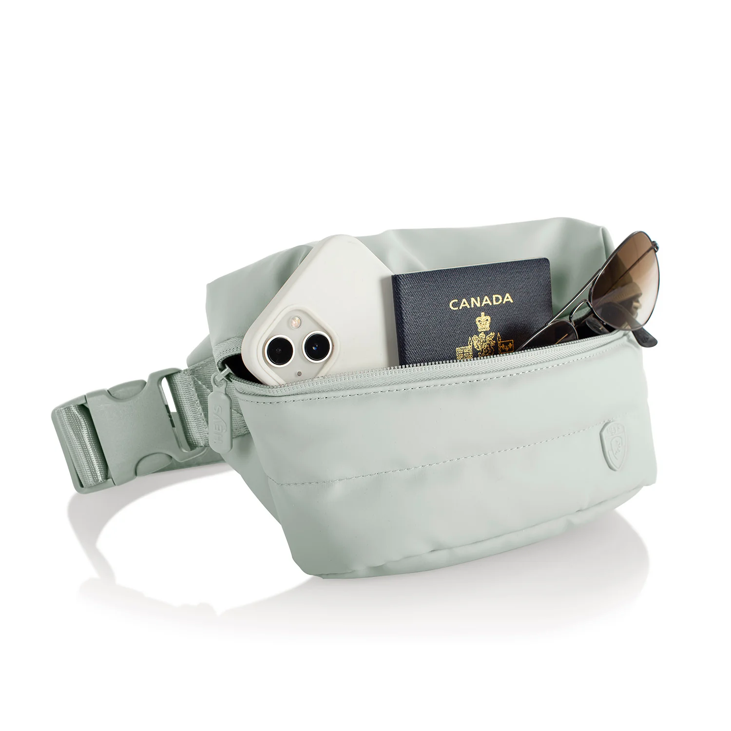 The Puffer Mini Waist Bag - Sage Green - Image 7