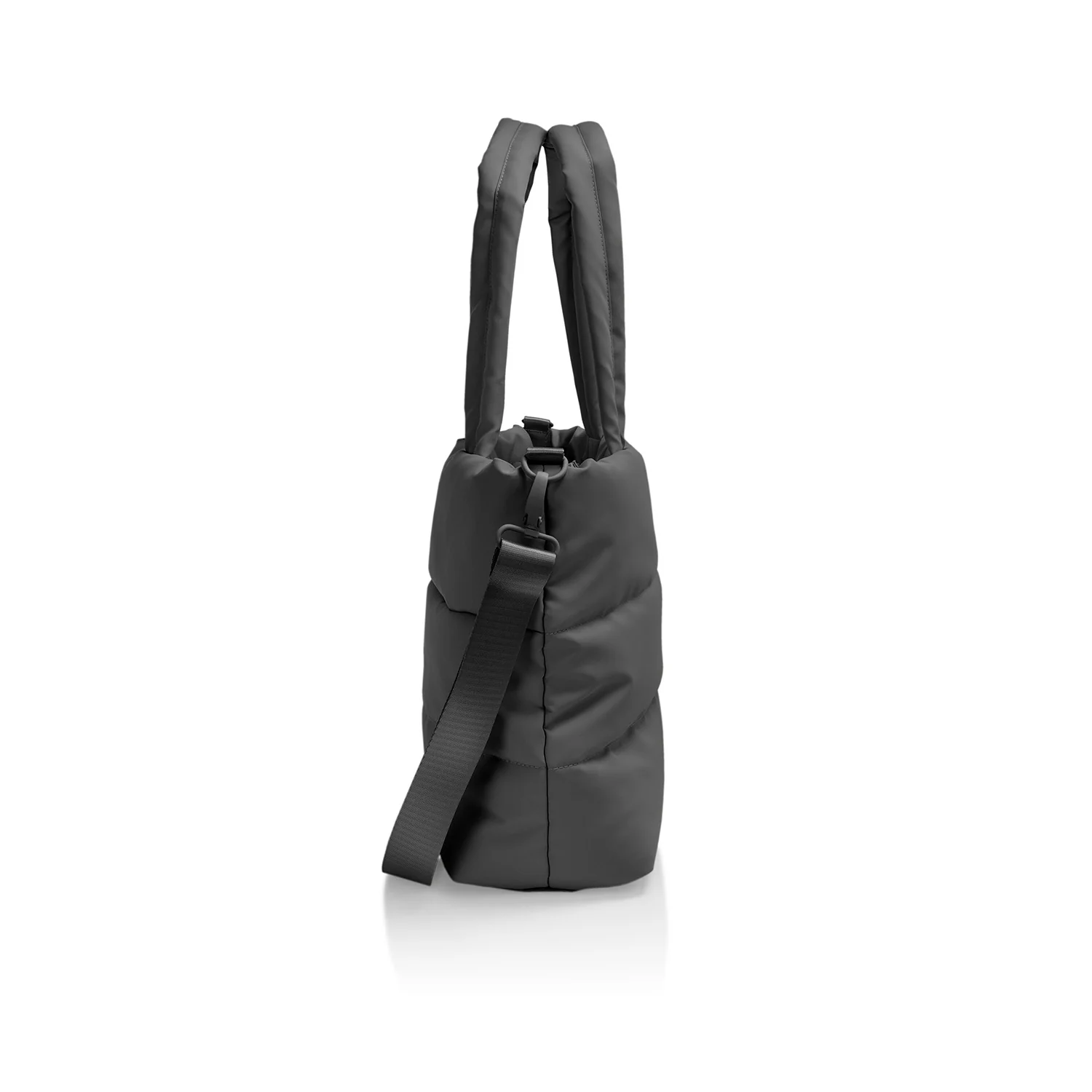The Puffer Tote Bag - Black - Image 11