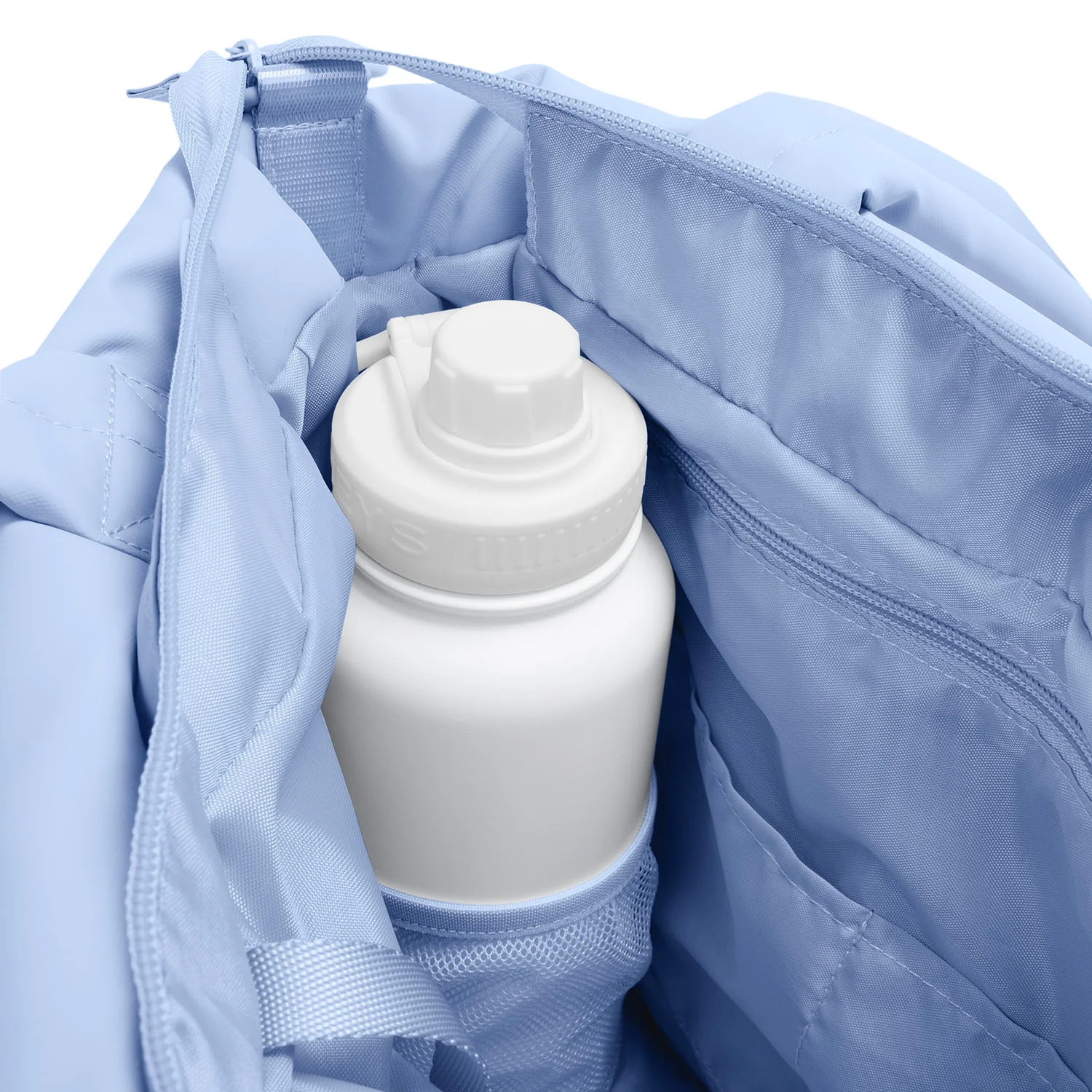 The Puffer Tote Bag - Light Blue - Image 8