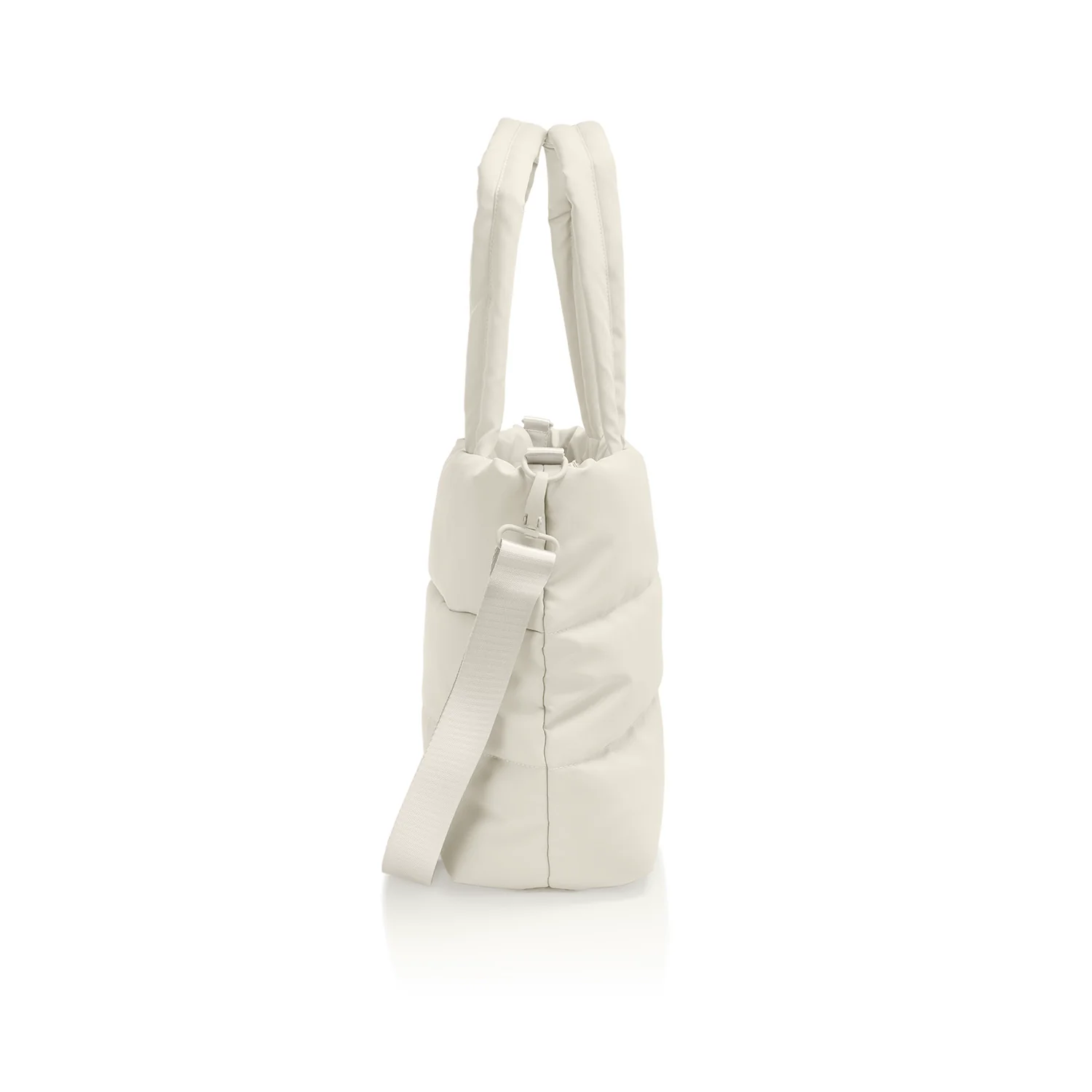 The Puffer Tote Bag - Off White - Image 11
