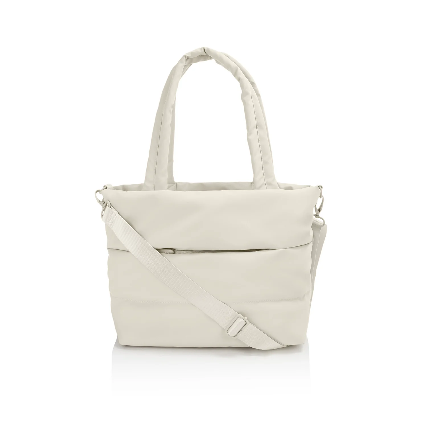 The Puffer Tote Bag - Off White - Image 12