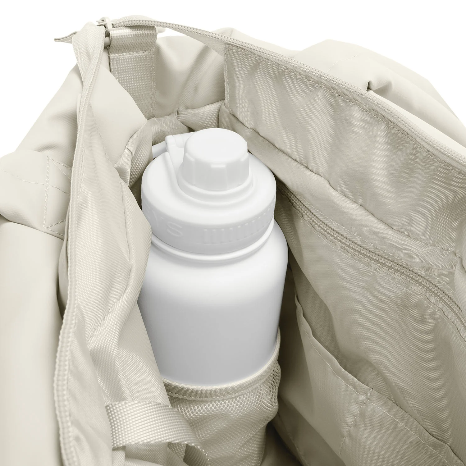 The Puffer Tote Bag - Off White - Image 8