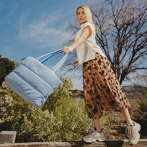 The Puffer Tote Bag - Rose - Image 5