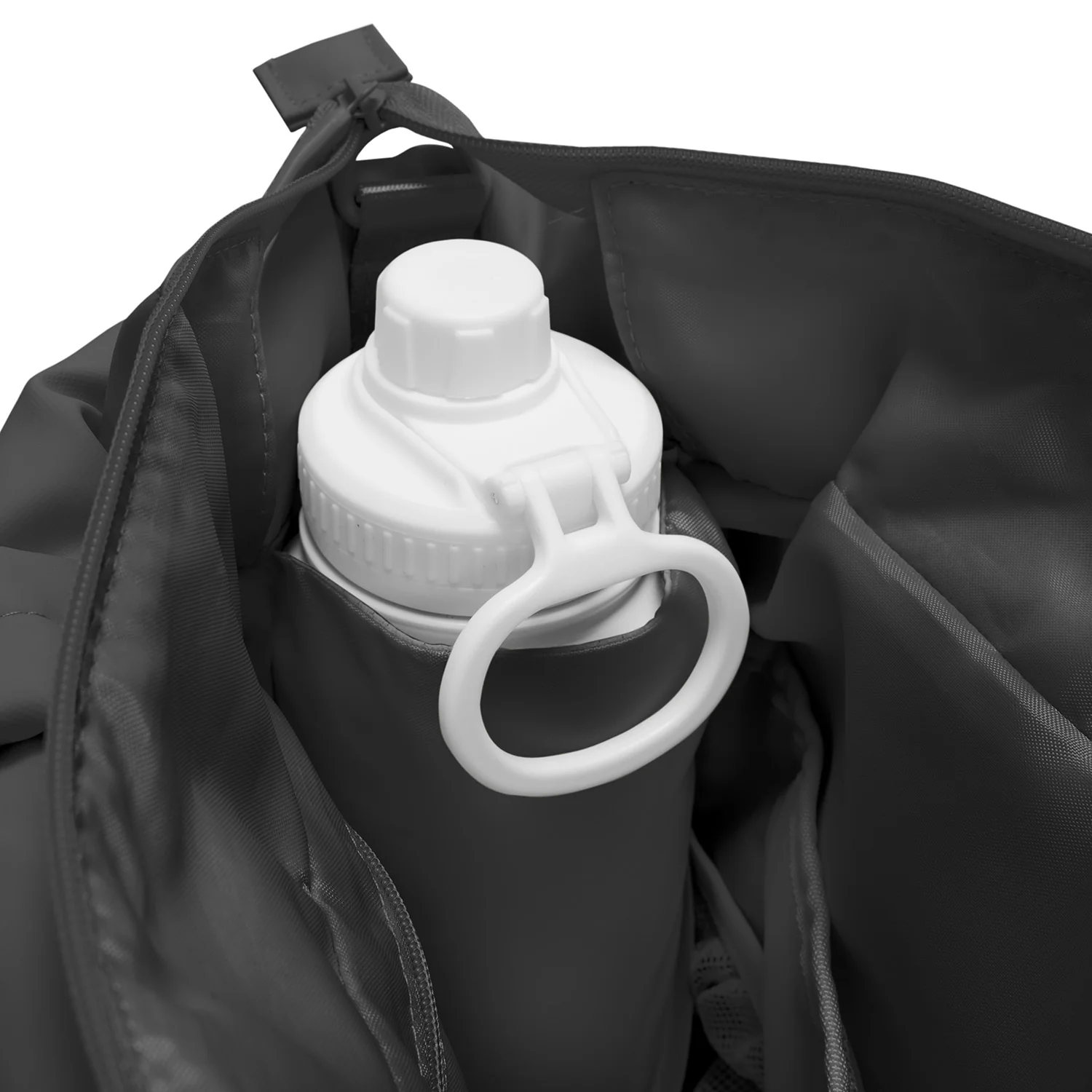 The Puffer Travel Tote - Black - Image 7