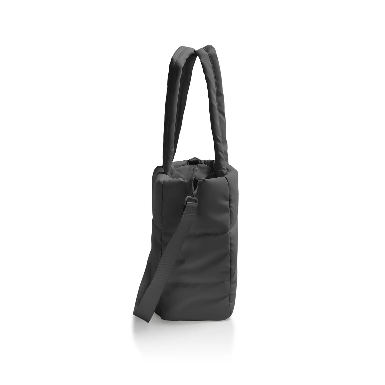 The Puffer Travel Tote - Black - Image 9