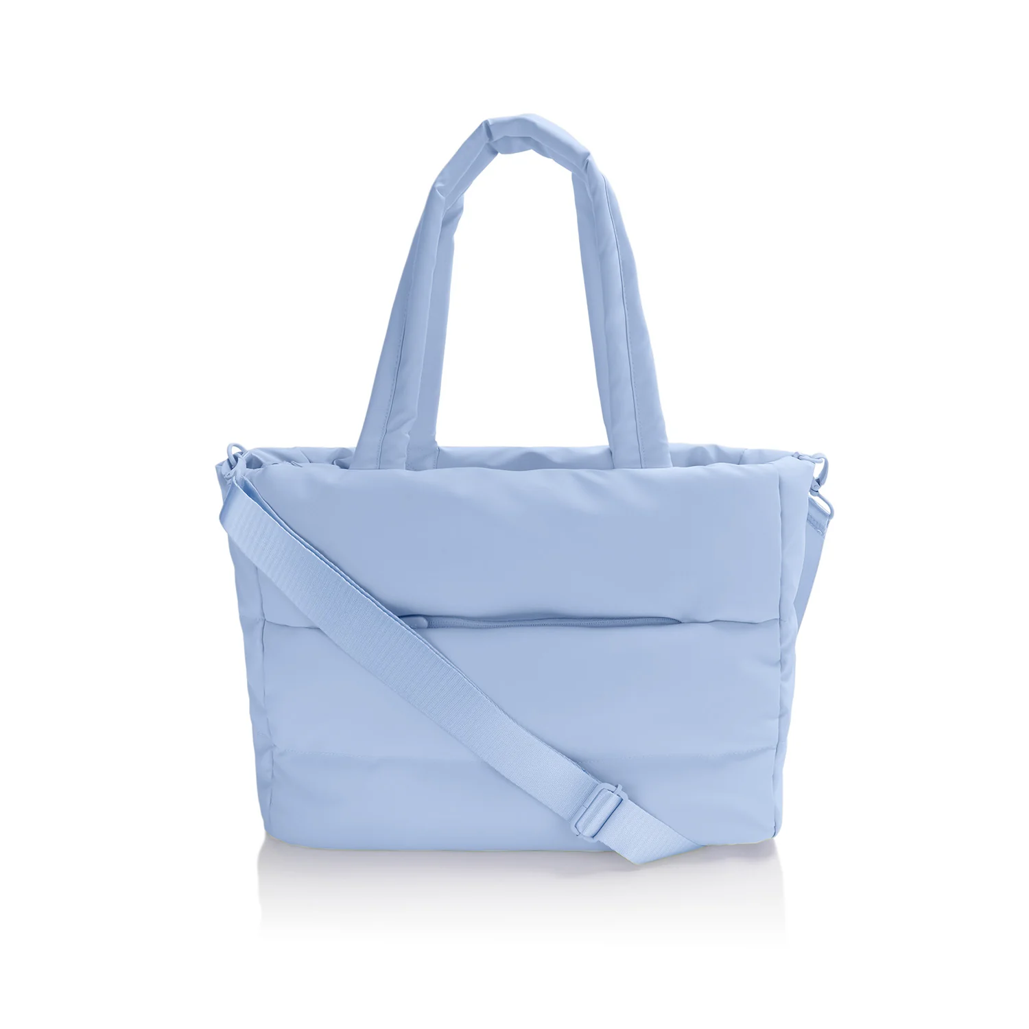 The Puffer Travel Tote - Light Blue - Image 11