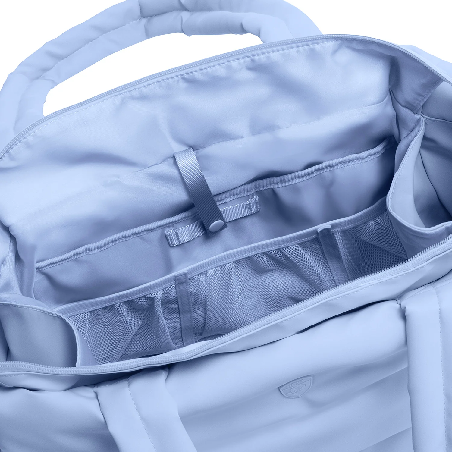 The Puffer Travel Tote - Light Blue - Image 4