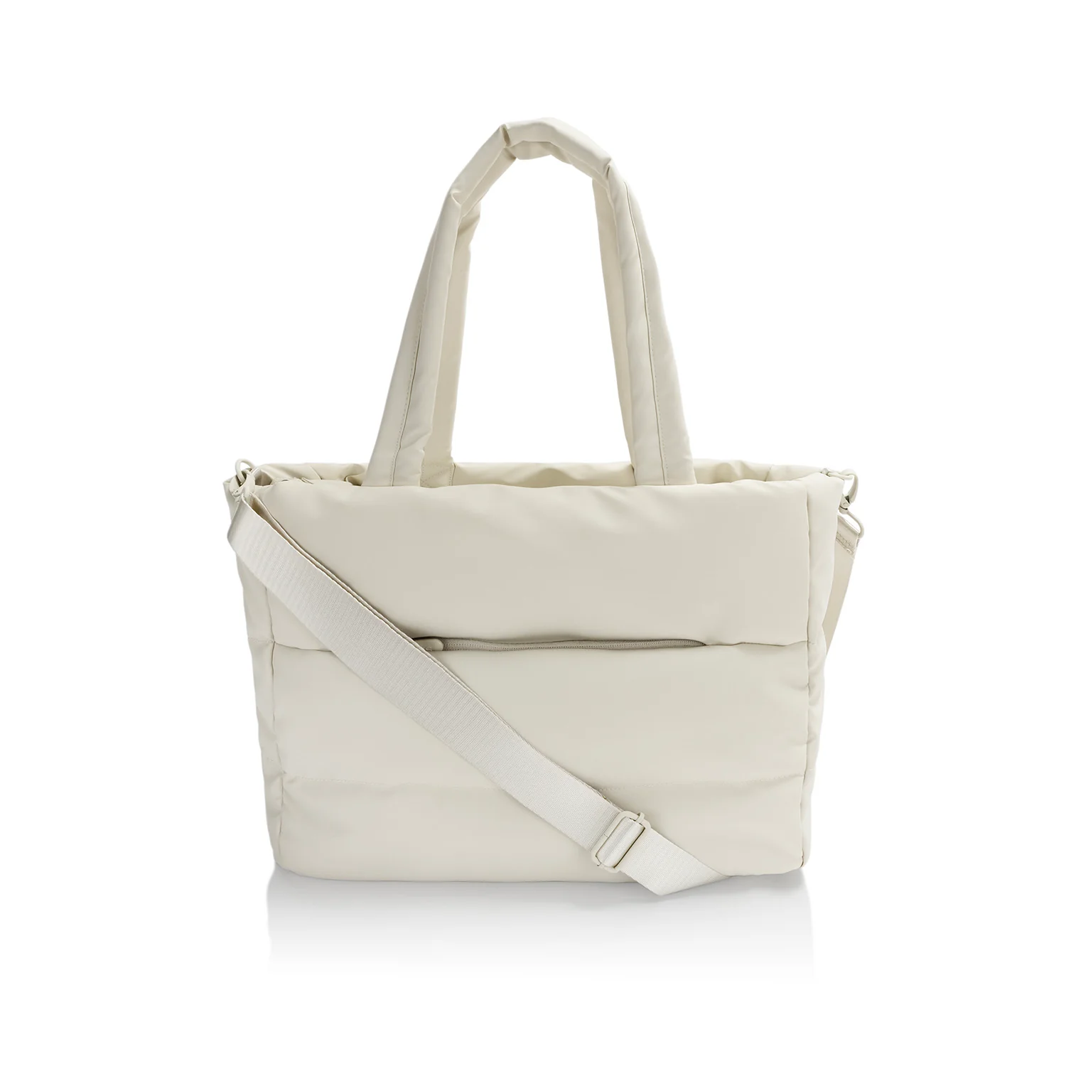 The Puffer Travel Tote - Off White - Image 11