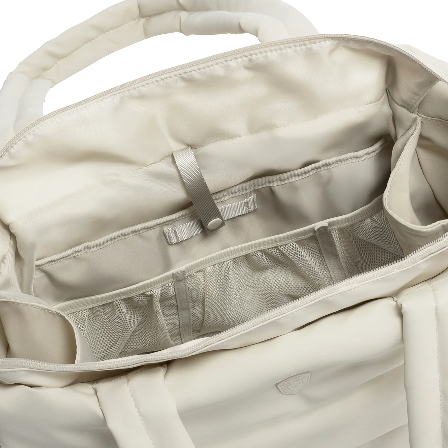 The Puffer Travel Tote - Off White - Image 4