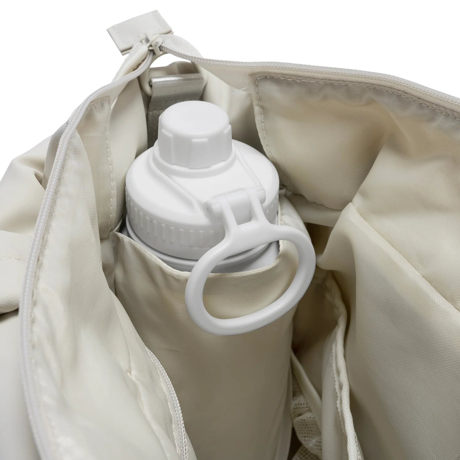 The Puffer Travel Tote - Off White - Image 7