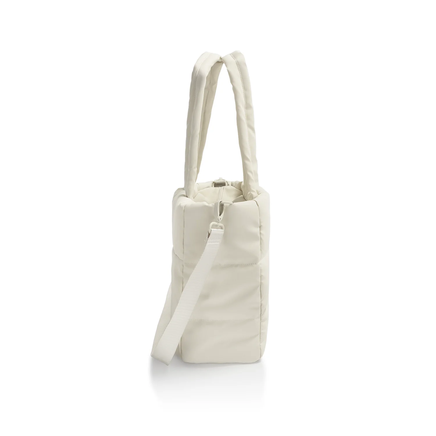 The Puffer Travel Tote - Off White - Image 9