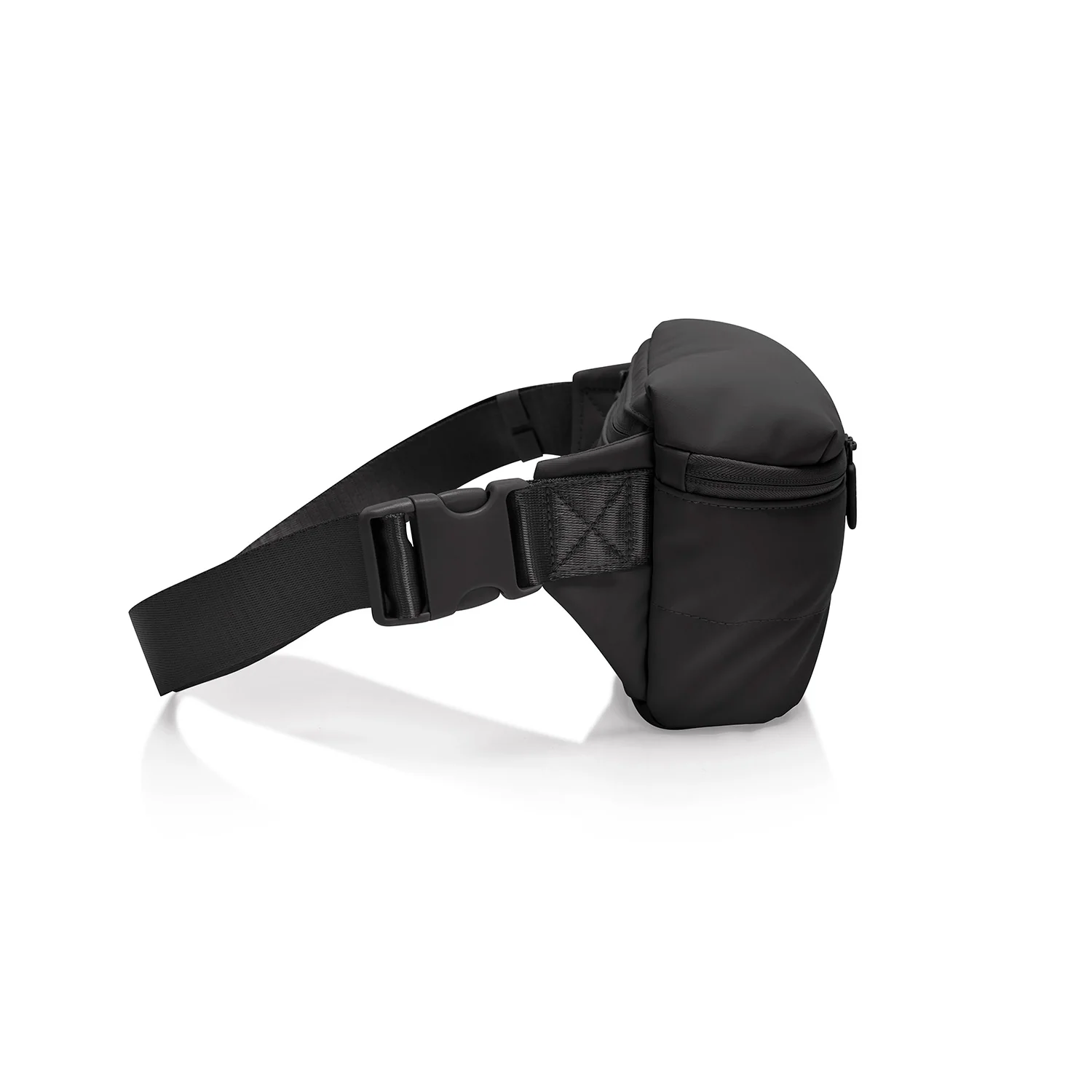 The Puffer Waist Bag - Black - Image 11
