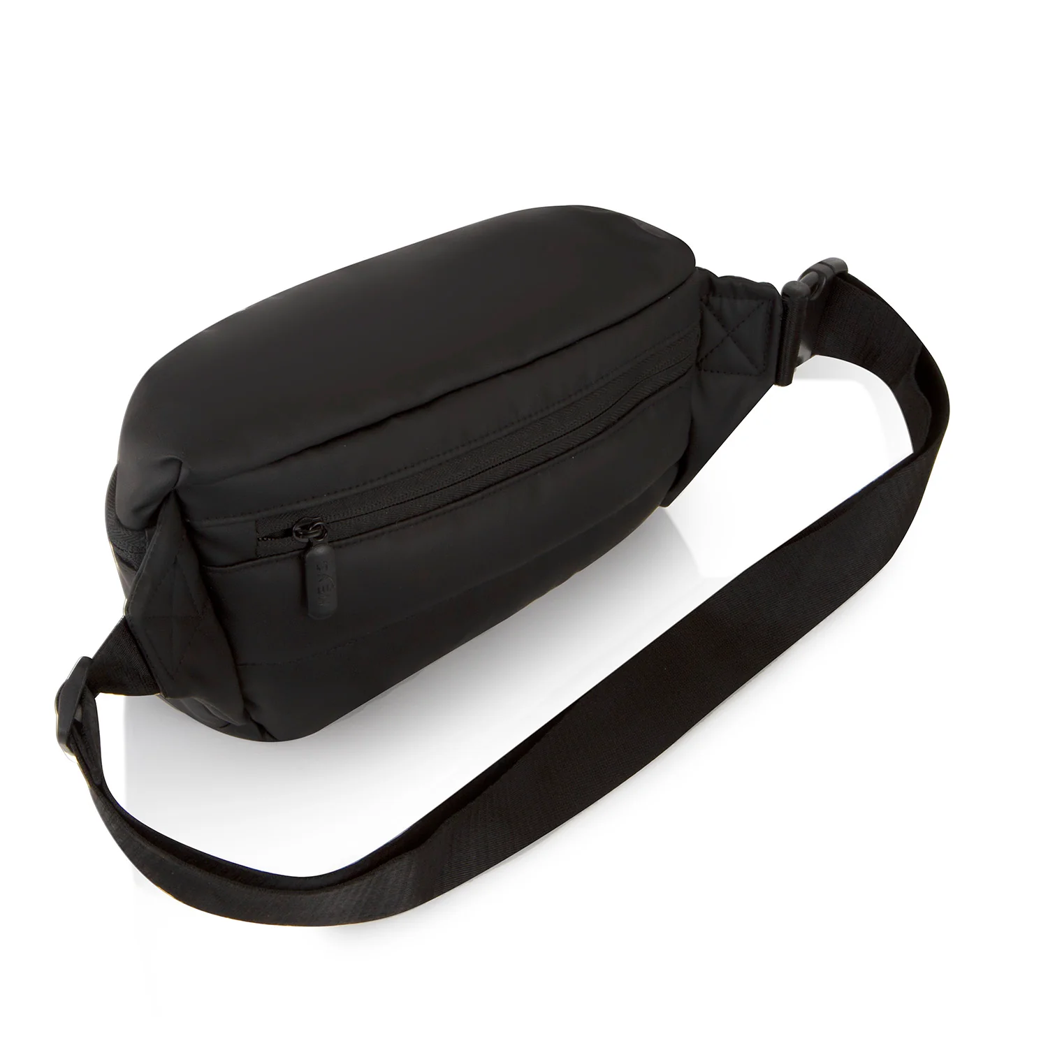 The Puffer Waist Bag - Black - Image 12