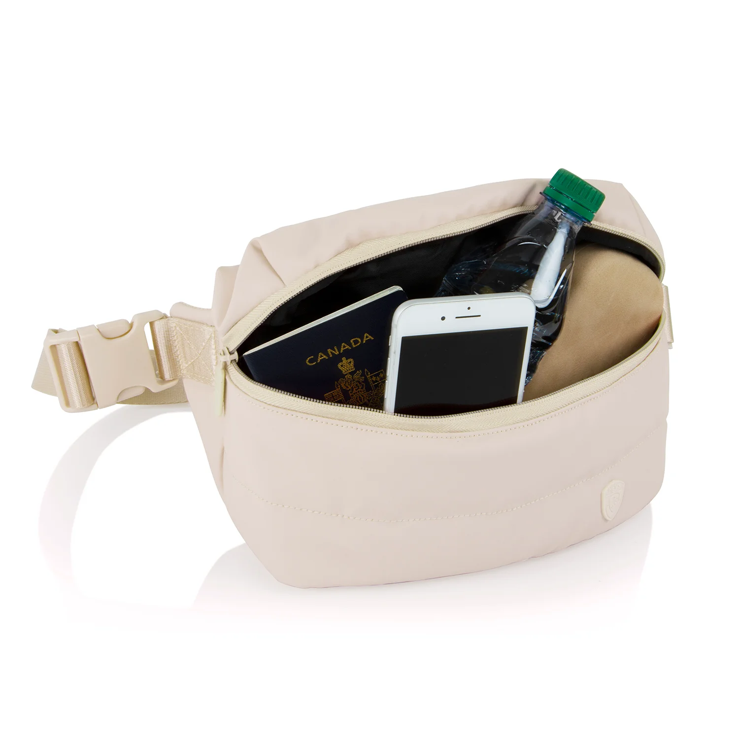 The Puffer Waist Bag - Ivory - Image 4