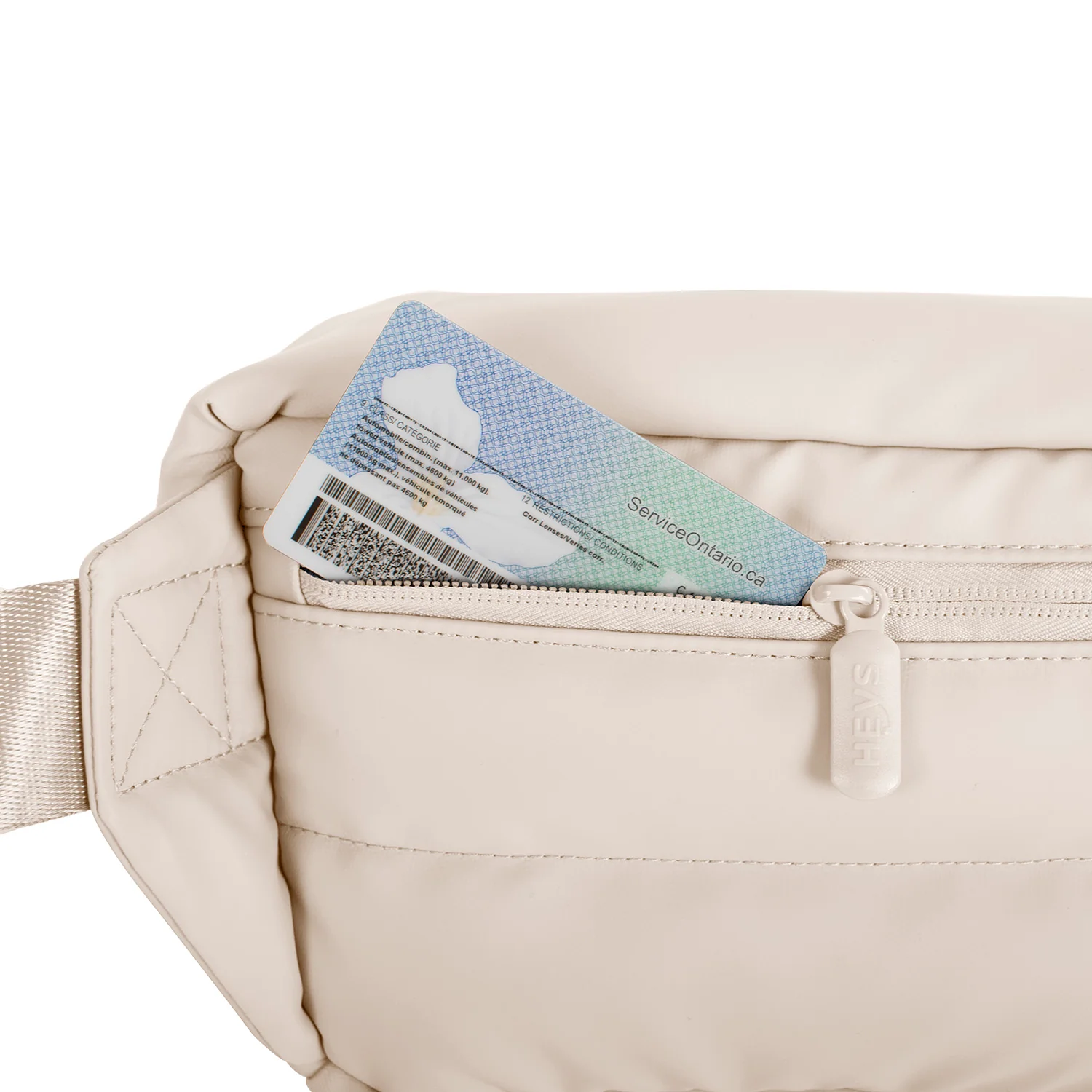 The Puffer Waist Bag - Ivory - Image 9