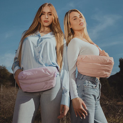 The Puffer Waist Bag - Lavender - Image 2
