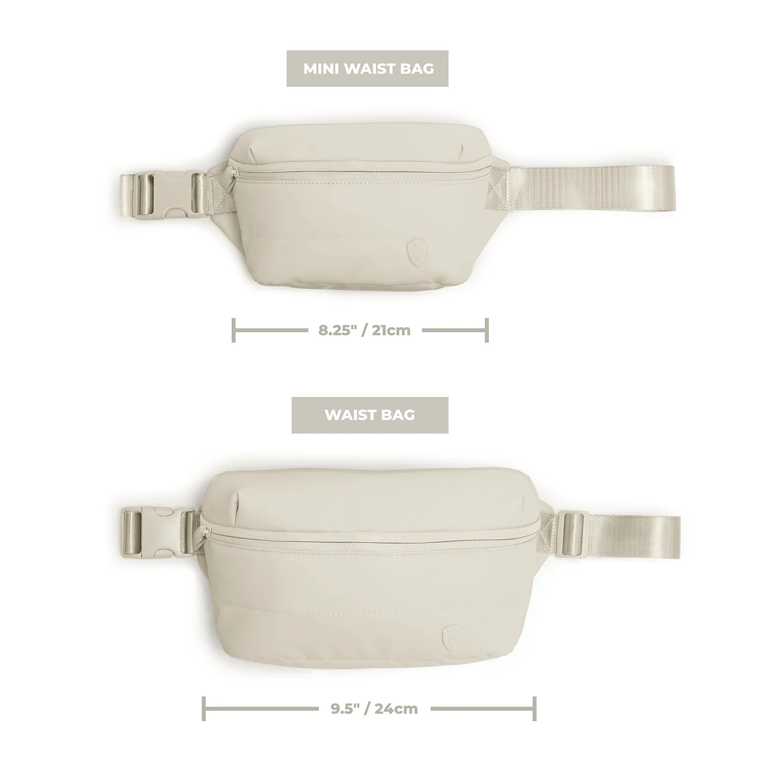 The Puffer Waist Bag - Off White - Image 3